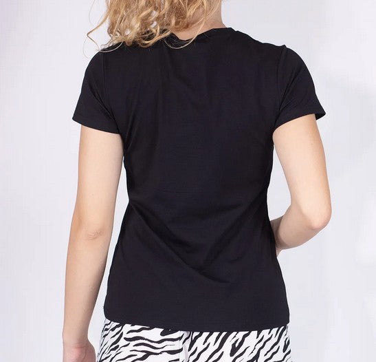 BRUGI t-shirt nero CE5G TL44 SS25