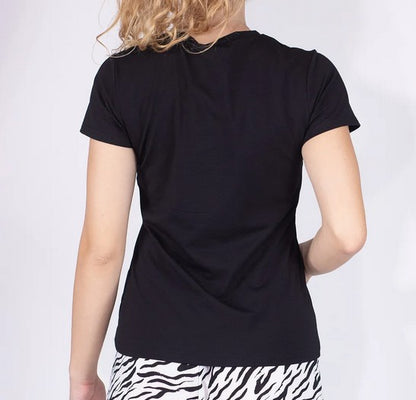 BRUGI t-shirt nero CE5G TL44 SS25