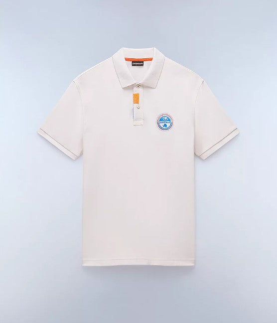 NAPAPIJRI CLANIS Polo a Maniche Corte bianco SS25