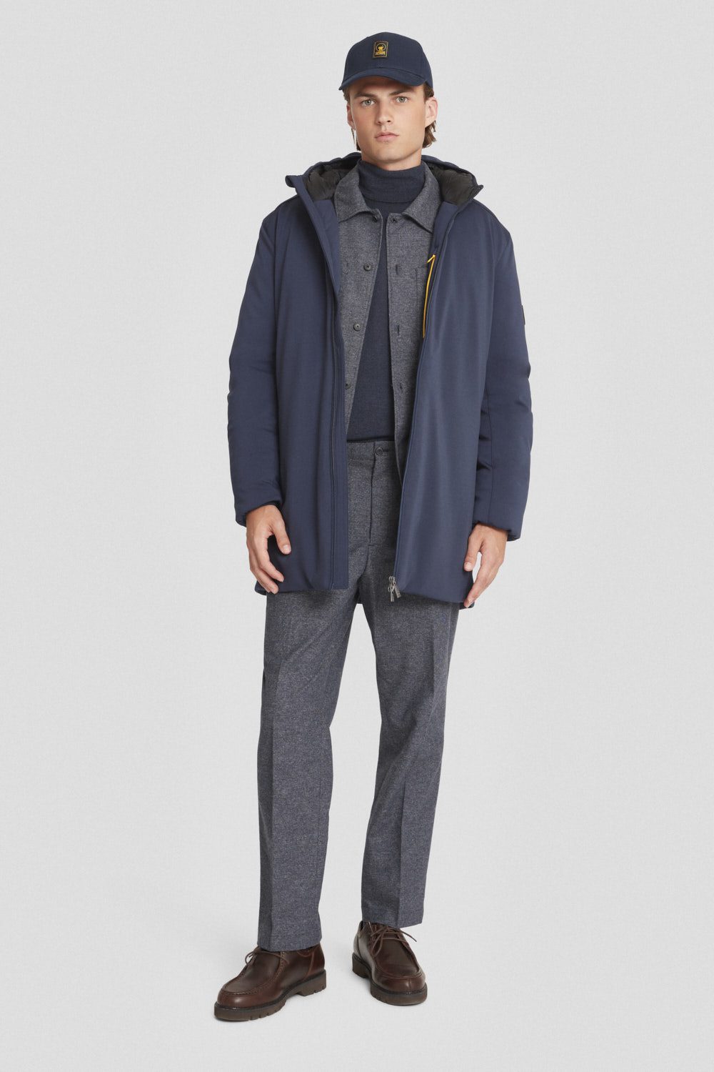 CIESSE PIUMINI Clem 3.0 giacca con cappuccio FW25 blu