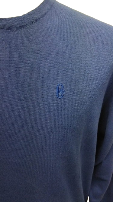 CONTE OF FLORENCE maglione OKAVANGO bluette SS25