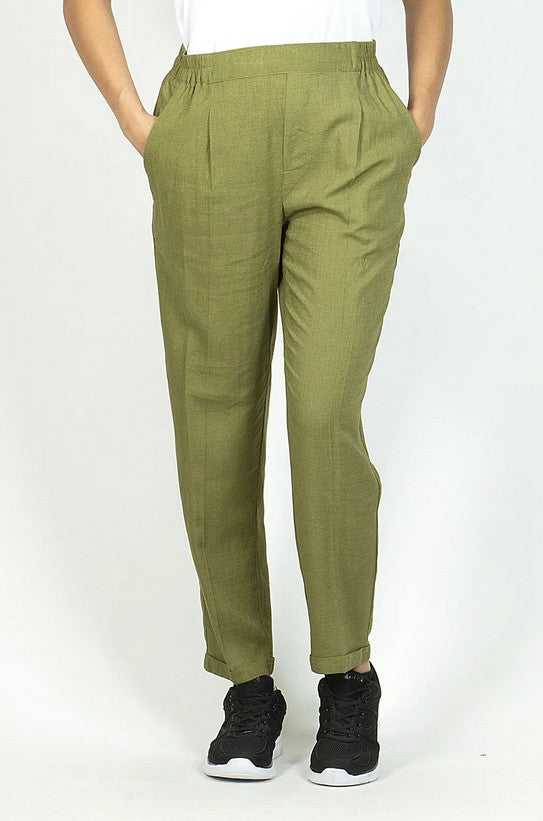 BRUGI Pantalone verde CX59 T68E SS25