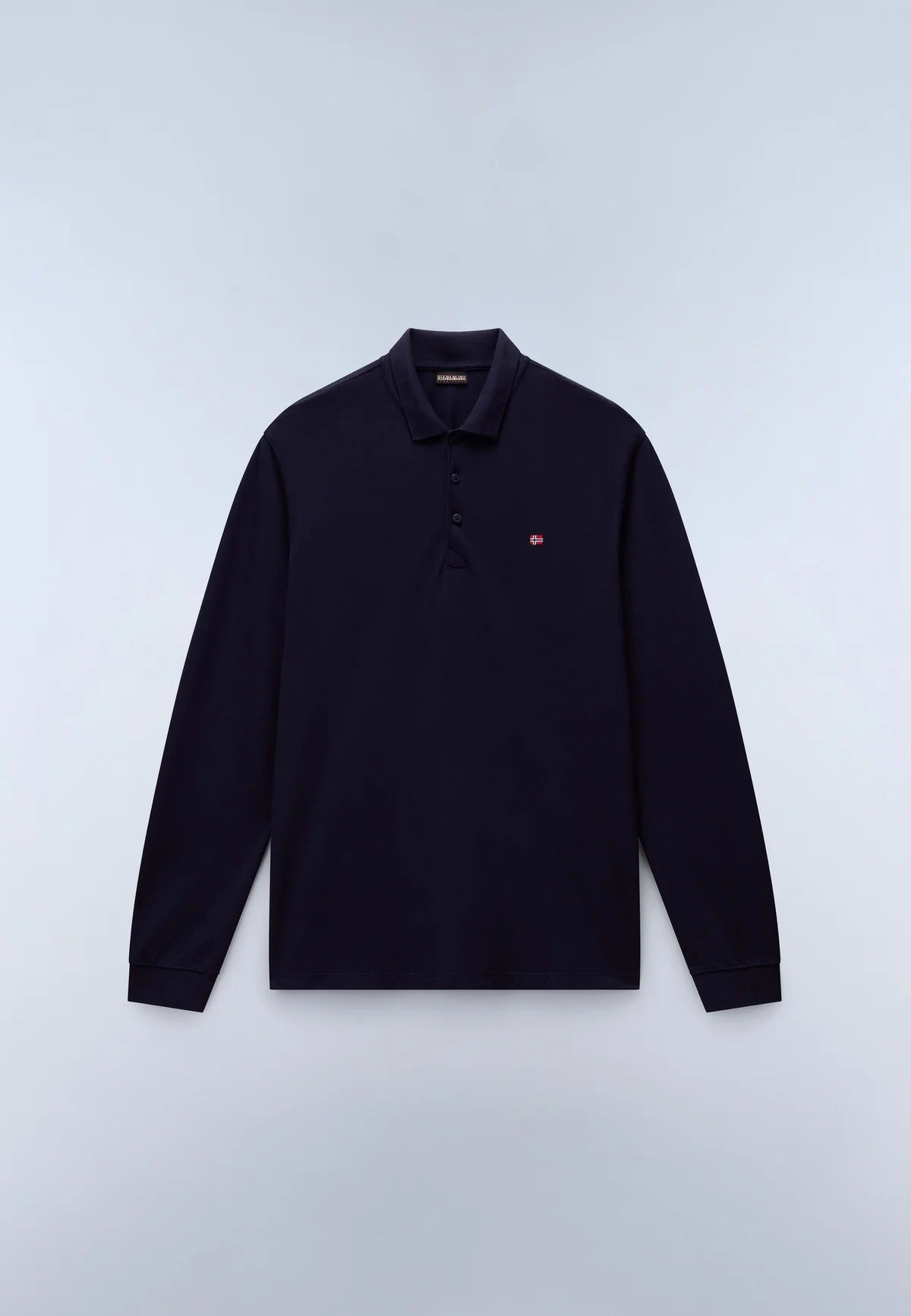 NAPAPIJRI Polo manica lunga blu EALIS FW25
