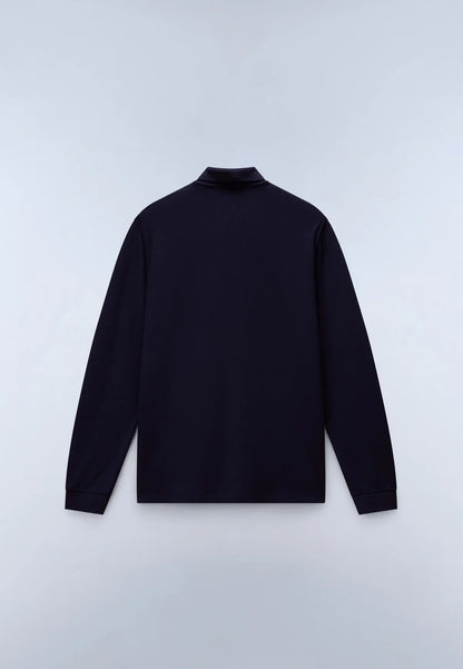 NAPAPIJRI Polo manica lunga blu EALIS FW25