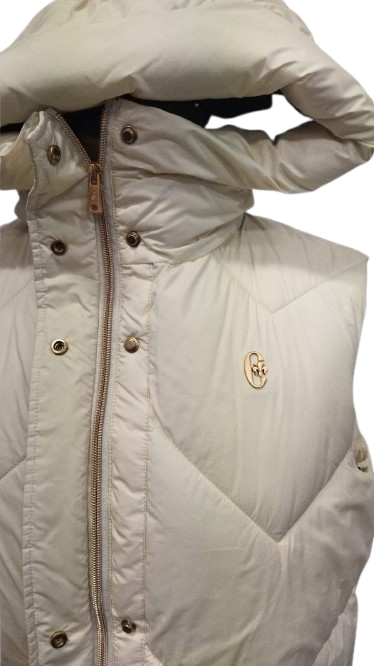 CONTE OF FLORENCE gilet FLAINE polysoft bianco AI26