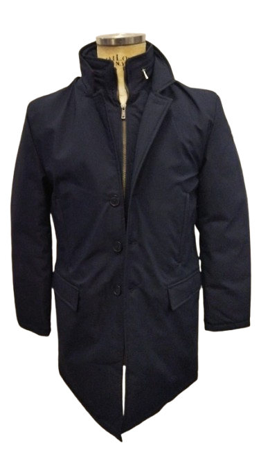 CONTE OF FLORENCE Giaccone VERBIER Urban Poly blu AI 26