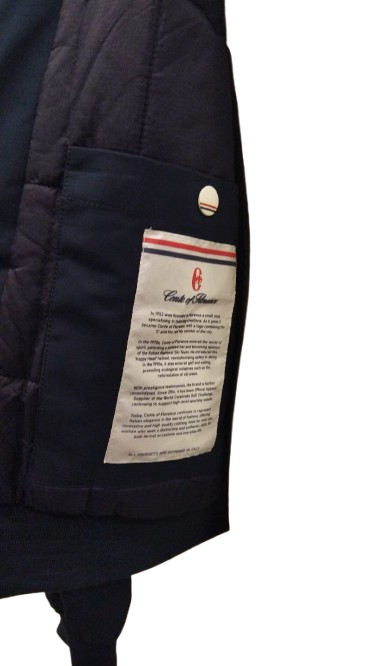CONTE OF FLORENCE Giubbino Bomber MERIBEL blu AI 26