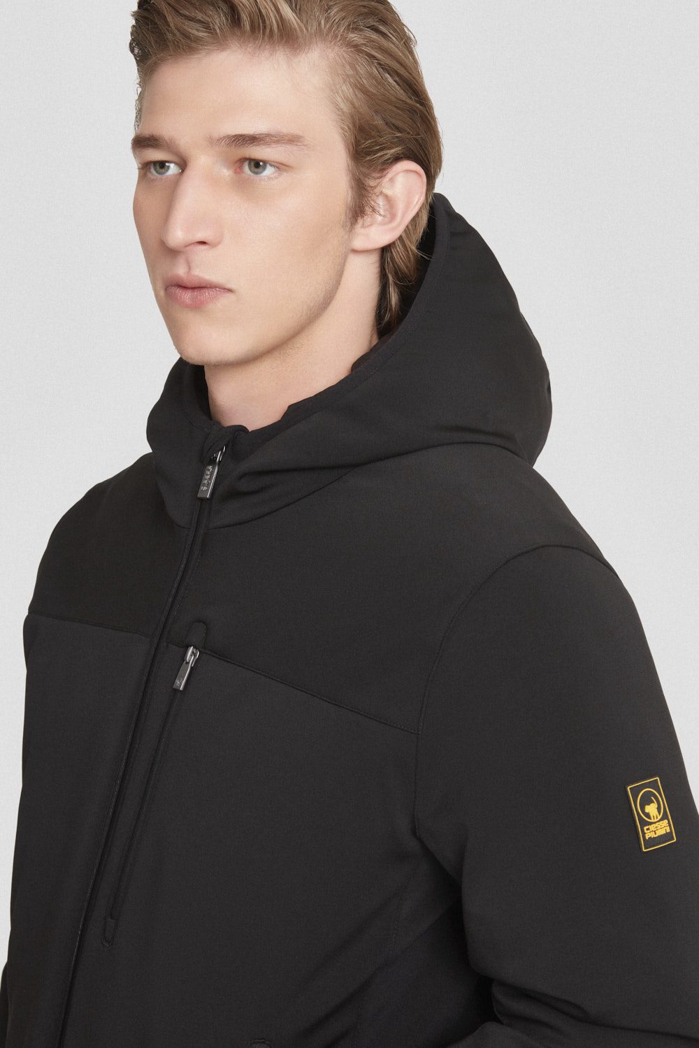 CIESSE PIUMINI Jayden 3.0 giacca con cappuccio FW25 nero