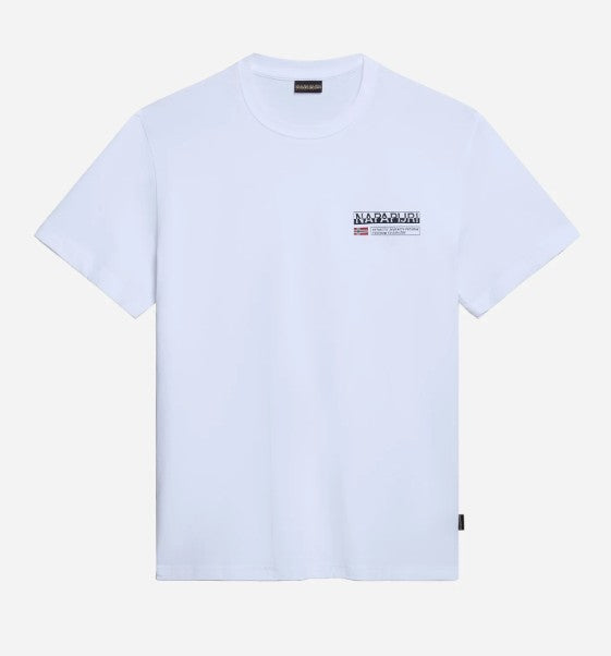 NAPAPIJRI KASBA T-shirt mezza manica bianco SS25