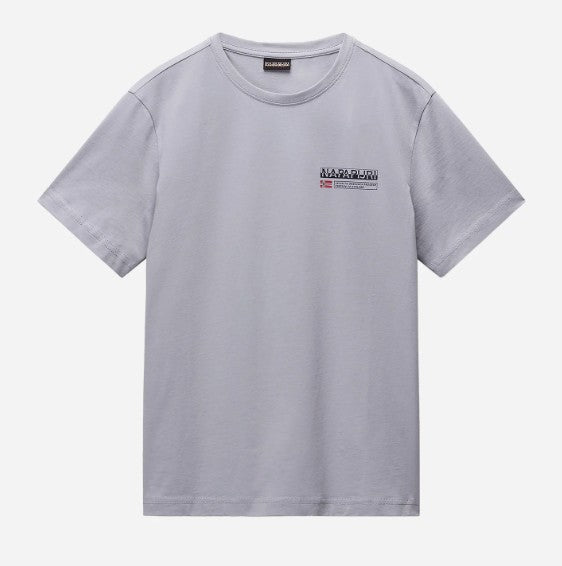 NAPAPIJRI KASBA T-shirt mezza manica grigio SS25