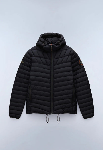 NAPAPIJRI Piumino LAPAZ nero con Cappuccio FW25