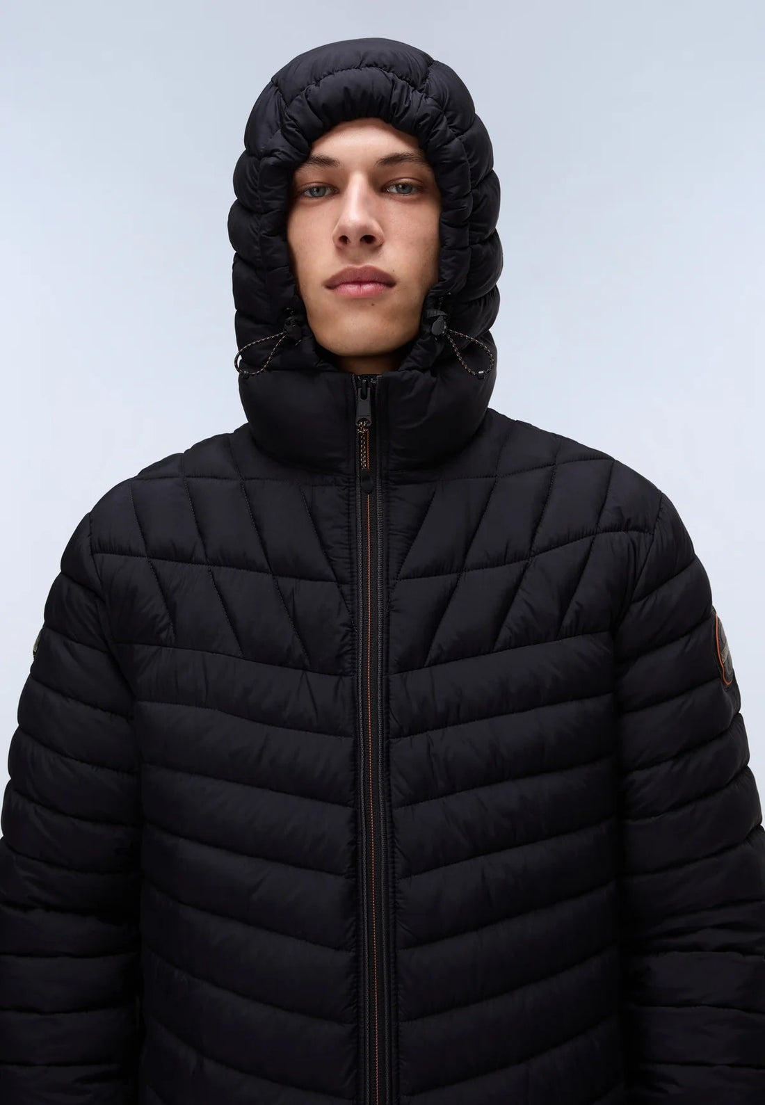NAPAPIJRI Piumino LAPAZ nero con Cappuccio FW25