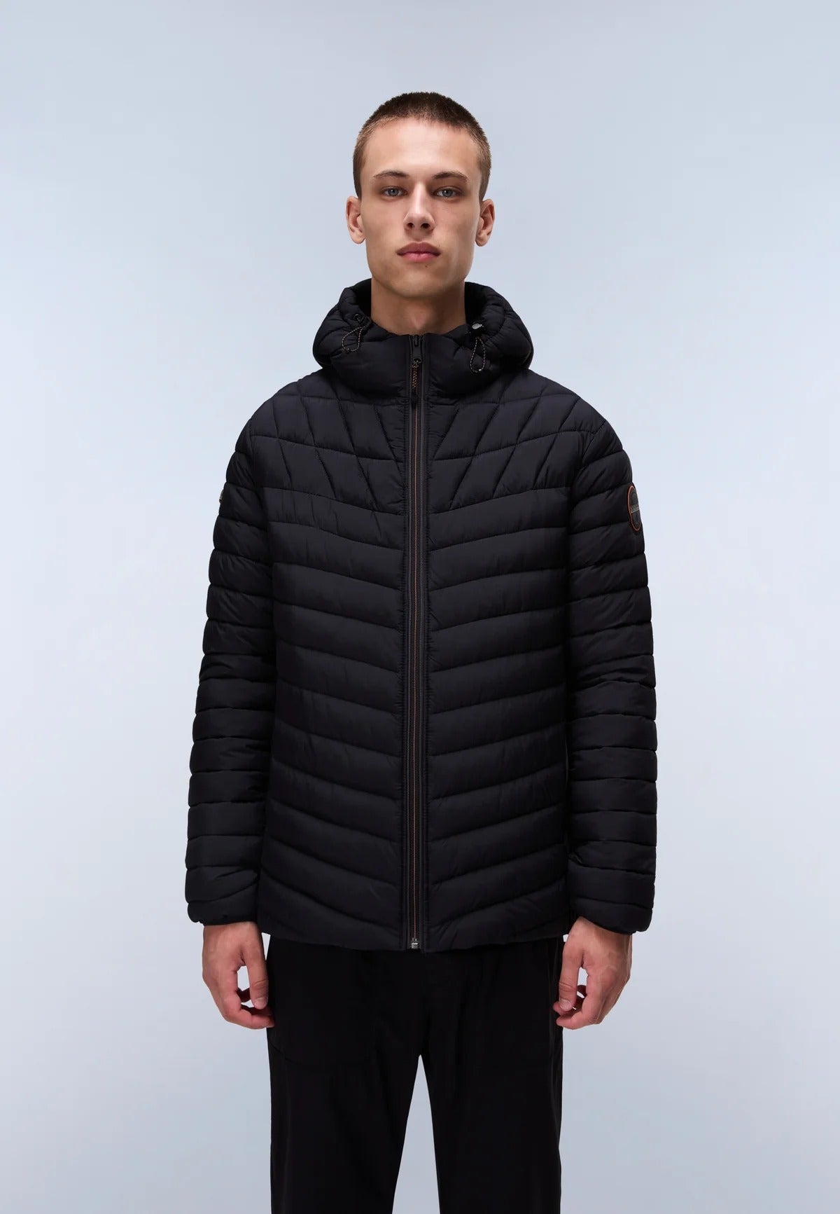 NAPAPIJRI Piumino LAPAZ nero con Cappuccio FW25