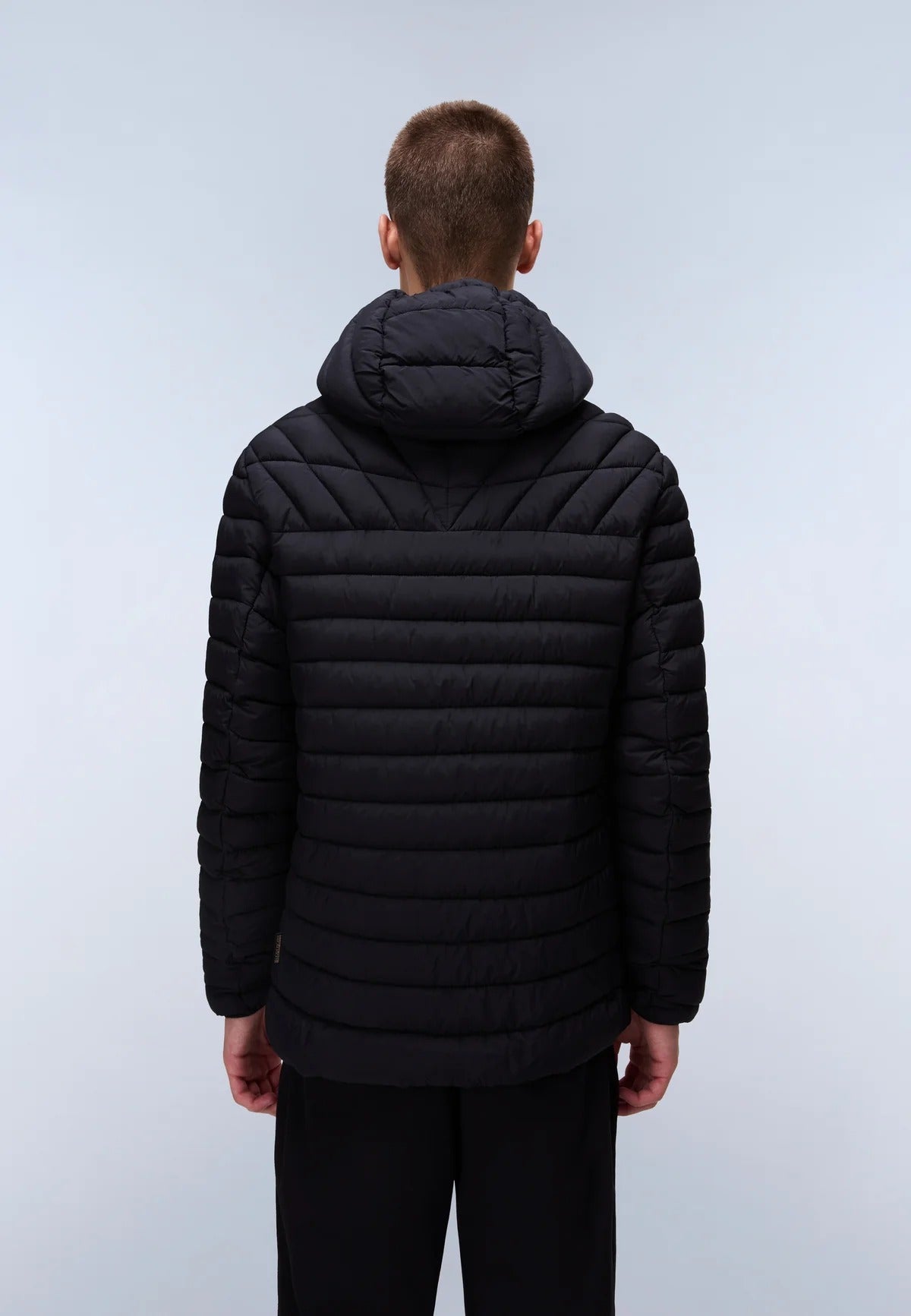 NAPAPIJRI Piumino LAPAZ nero con Cappuccio FW25