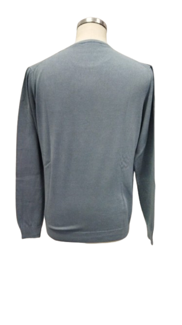 MARINA YACHTING maglione cotone VERDE ACQUA SS25