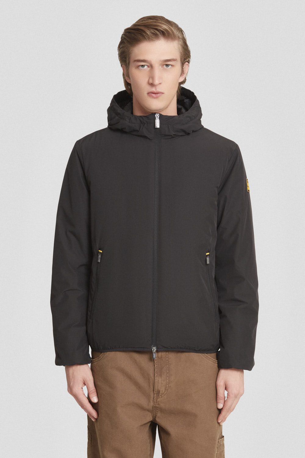 CIESSE PIUMINI Peter giacca imbottita con cappuccio FW25 nero