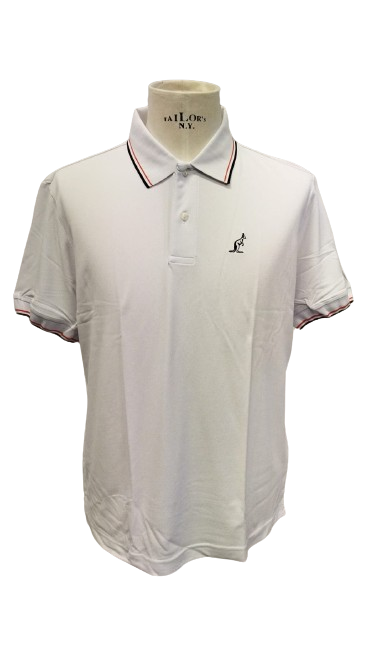 AUSTRALIAN Tech Piquet Polo Shirt SS24 BIANCO