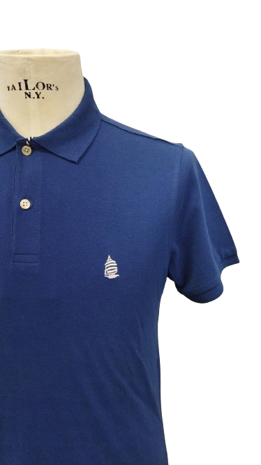 MARINA YACHTING Polo Essential blu elettrico SS25