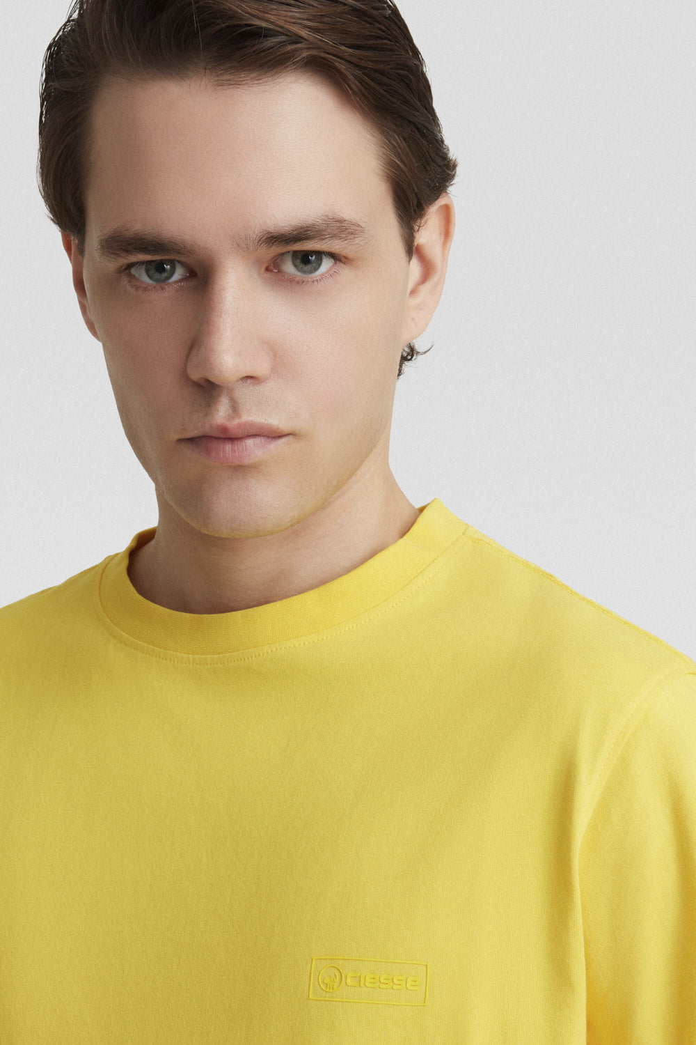 CIESSE PIUMINI RUPI 2.0 t-shirt in cotone giallo SS25