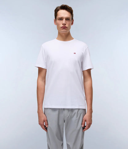NAPAPIJRI T-shirt mezza manica SALIS bianco