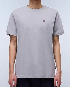 NAPAPIJRI T-shirt mezza manica SALIS SS25 grigio chiaro