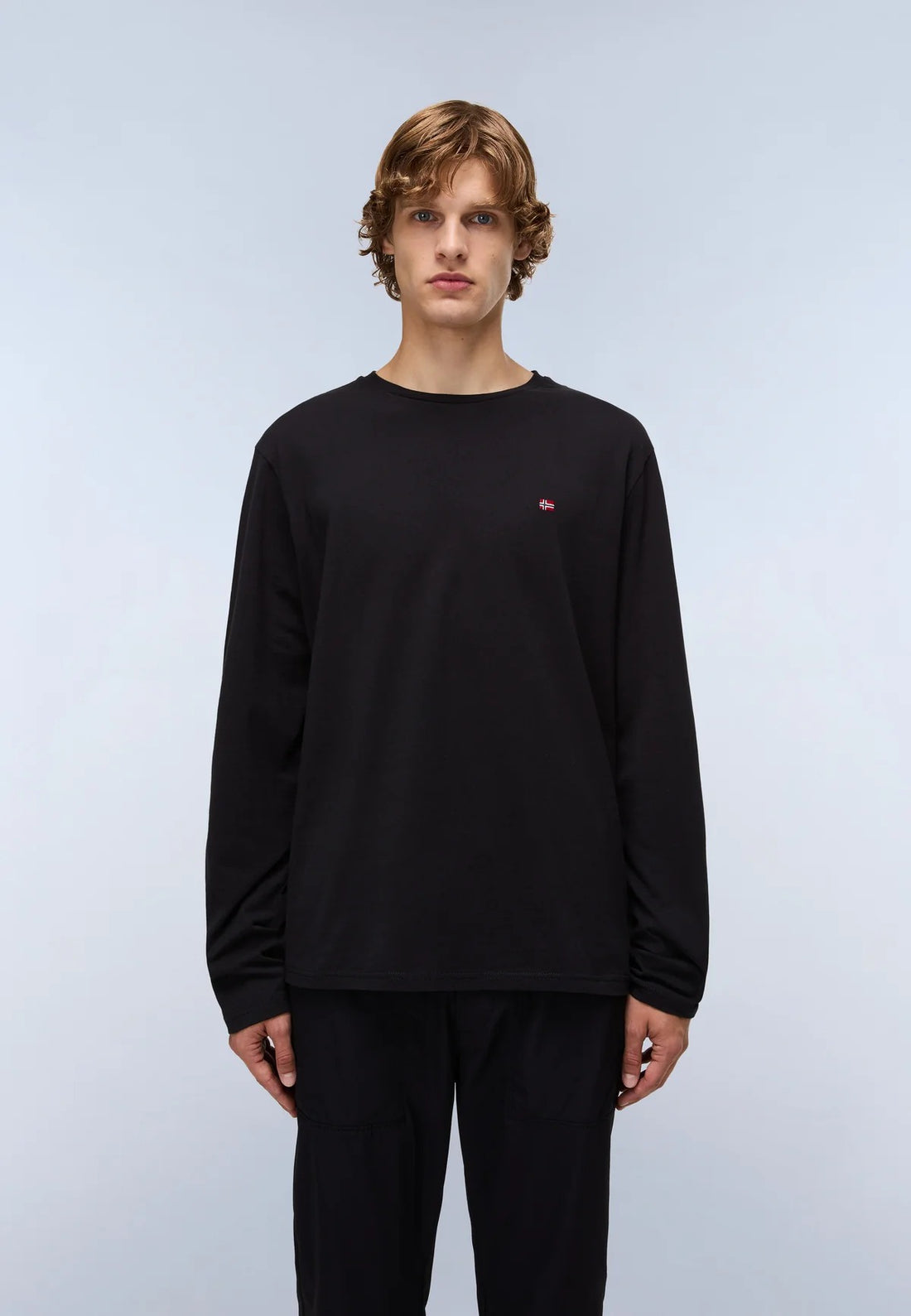 NAPAPIJRI T-shirt manica lunga SALIS FW25 BLU