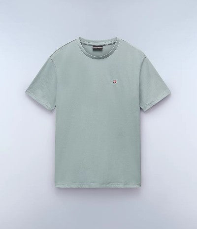 NAPAPIJRI T-shirt mezza manica SALIS SS25 verde chiaro