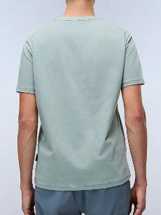 NAPAPIJRI T-shirt mezza manica SALIS SS25 verde chiaro