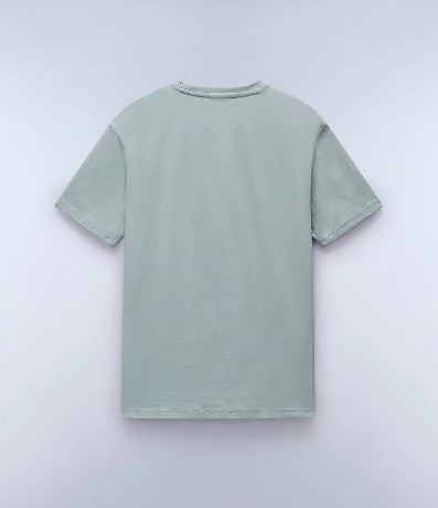 NAPAPIJRI T-shirt mezza manica SALIS SS25 verde chiaro