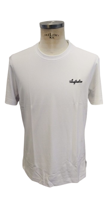AUSTRALIAN Tech Piquet T-Shirt SS25 BIANCO