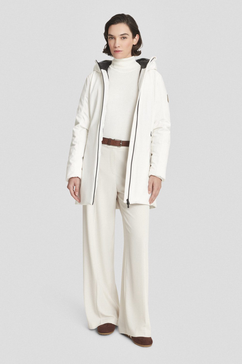 CIESSE PIUMINI Ysabel 3.0 Bianco con cappuccio FW25