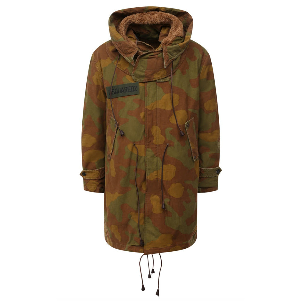 DSQUARED2 - camo parka