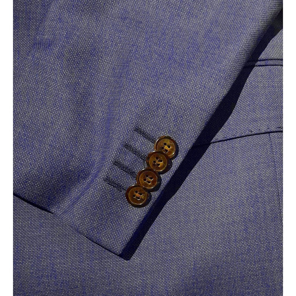 ERMENEGILDO ZEGNA TESSUTO - Completo lana blu royal