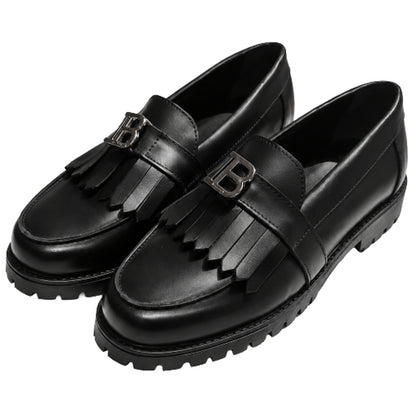 BALMAIN - mocassino nero