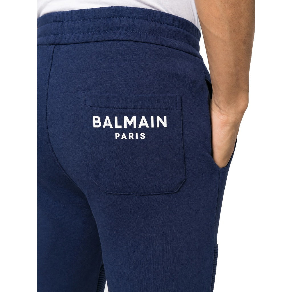 BALMAIN - pantaloni jogging blu