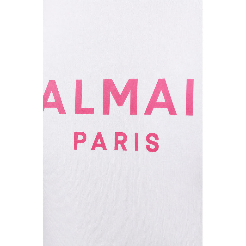 BALMAIN - t-shirt smanicata bottoni dorati