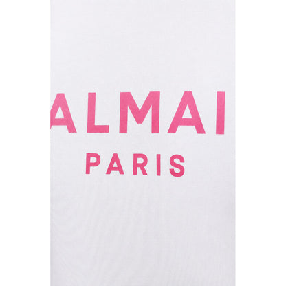 BALMAIN - t-shirt smanicata bottoni dorati