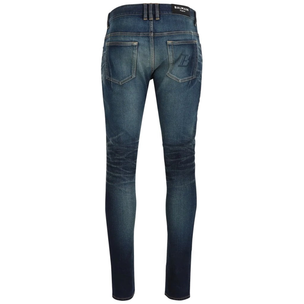 BALMAIN - jeans skinny blu