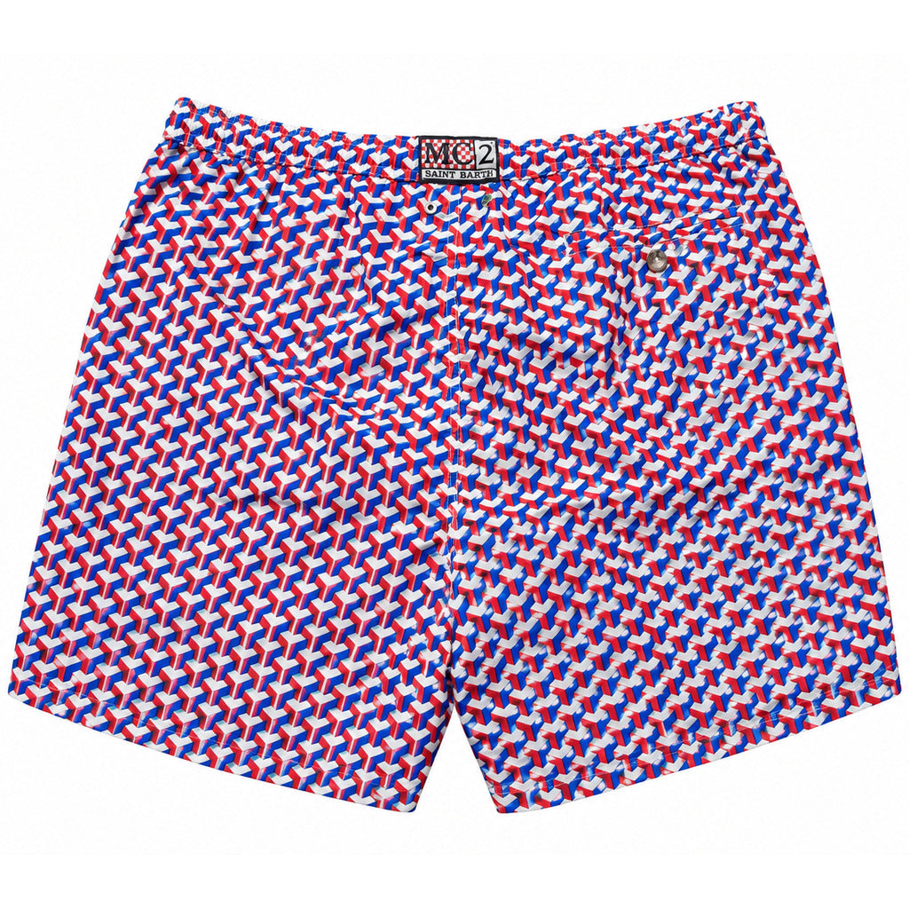mc2 saint barth - costume fantasy hexagons