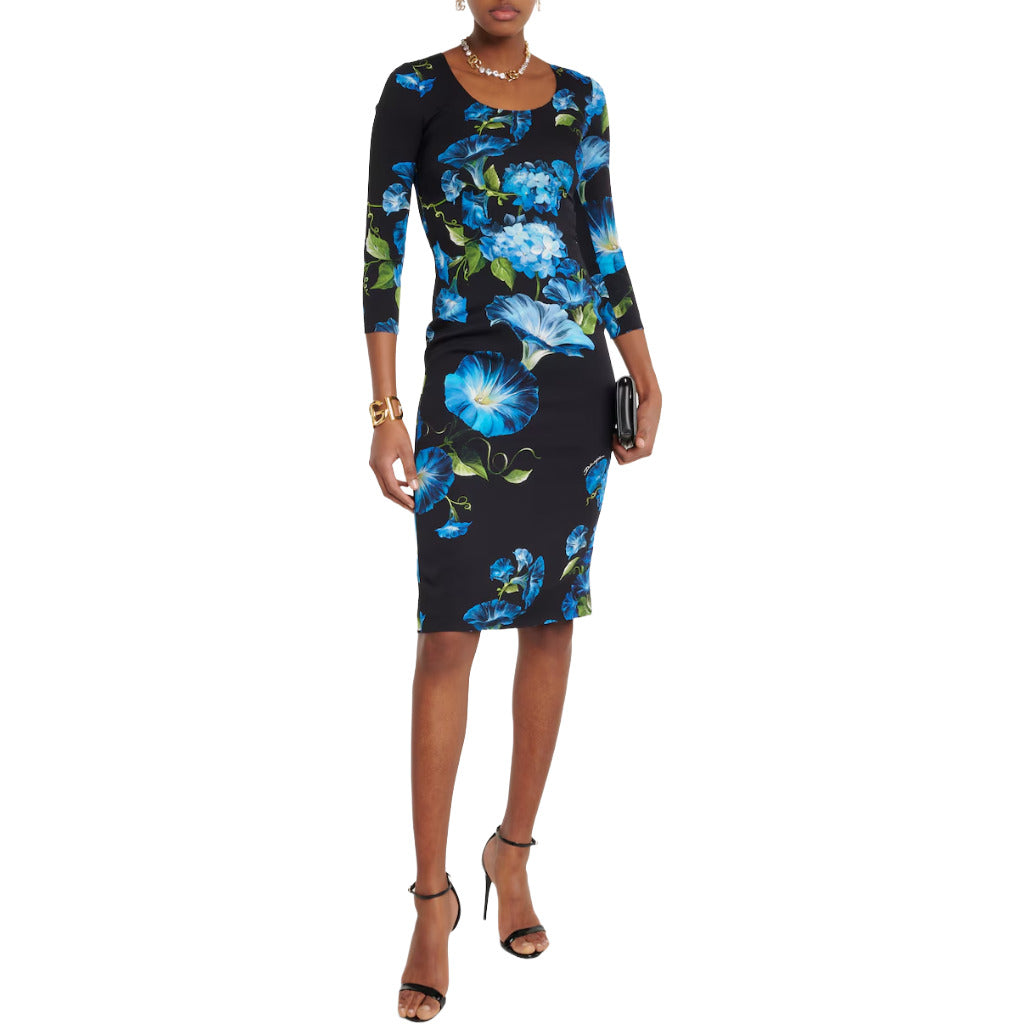 DOLCE &amp; GABBANA - abito midi floreale