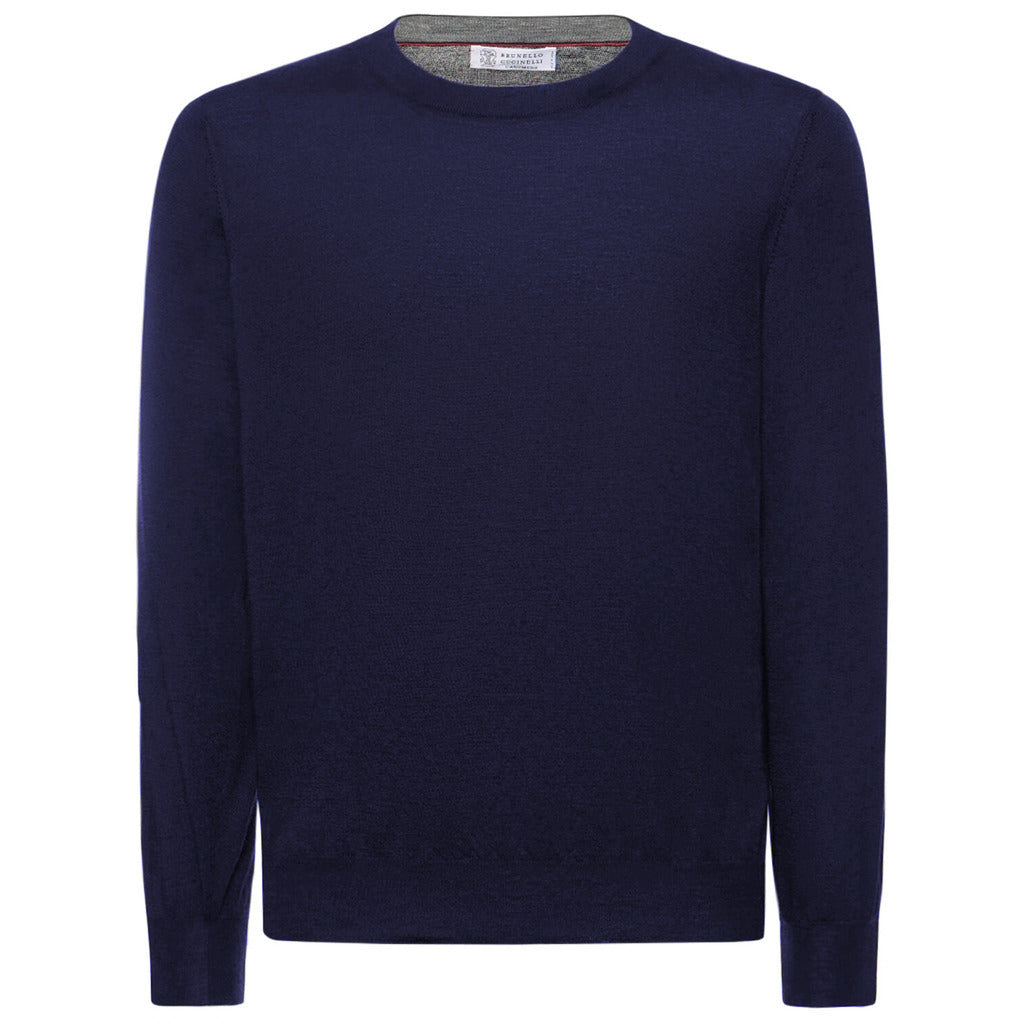BRUNELLO CUCINELLI - maglia cashmere blu