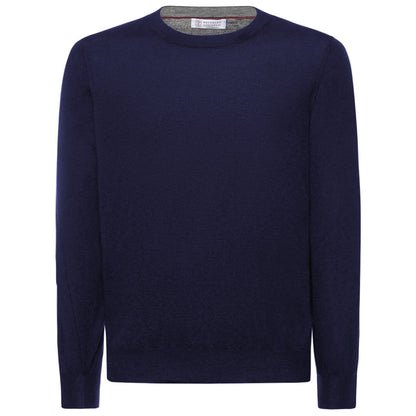 BRUNELLO CUCINELLI - maglia cashmere blu