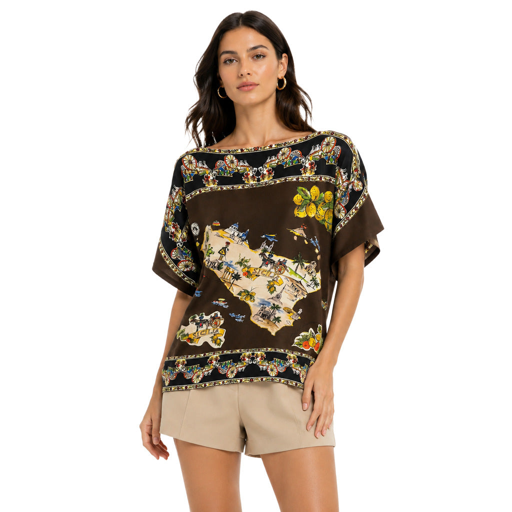 DOLCE &amp; GABBANA - blusa in tema siciliana