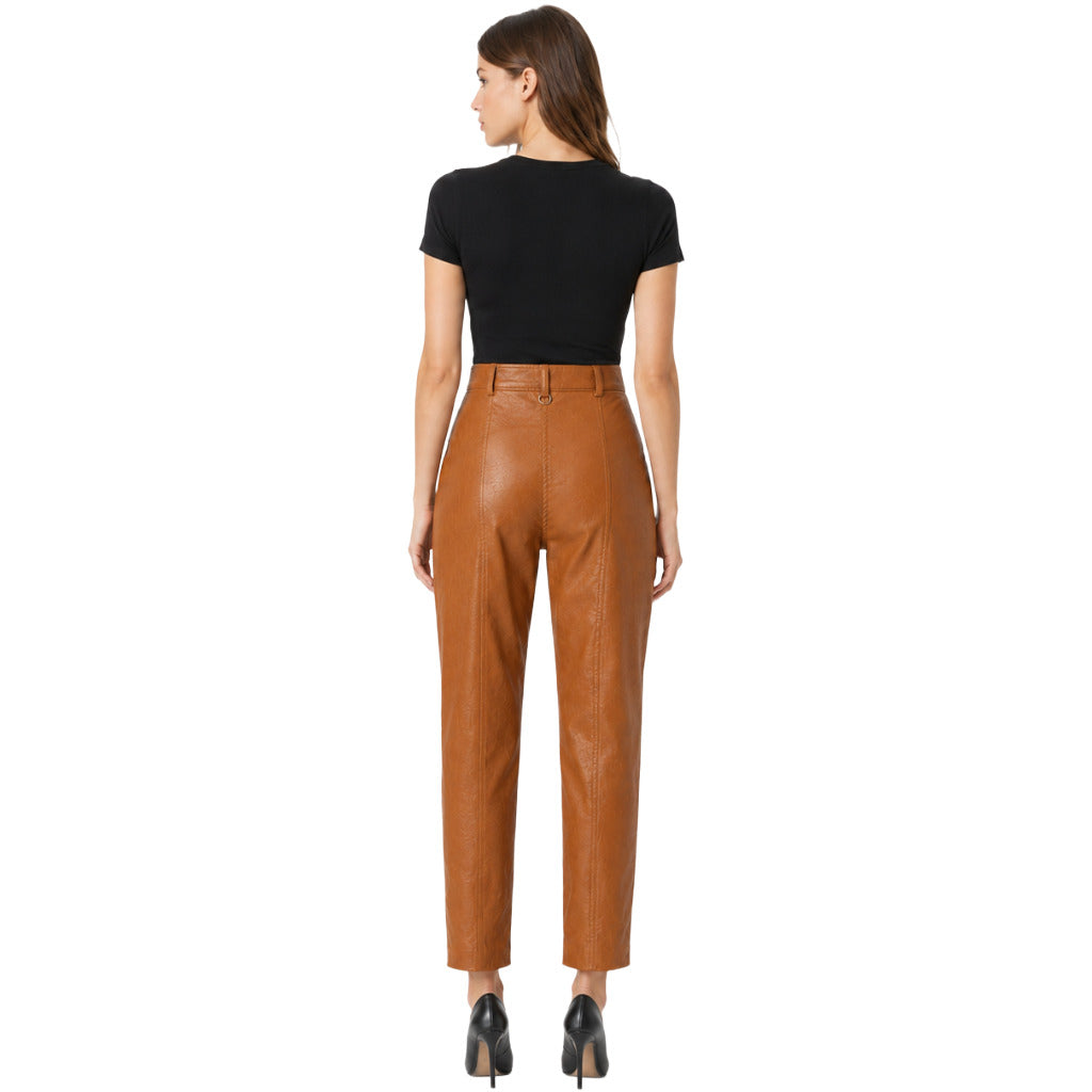 TWINSET  - pantaloni effetto pelle