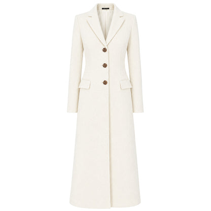 LORO PIANA TESSUTO - cappotto capolavoro lungo marrone