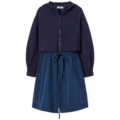 TWINSET - Parka in tessuto scuba e taffetà