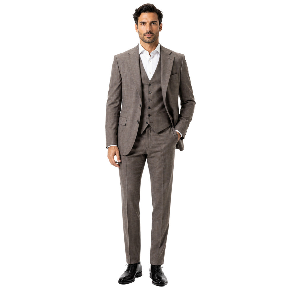 ERMENEGILDO ZEGNA TESSUTO - Completo lana principe di galles