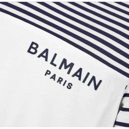 BALMAIN - Balmain striped t-shirt