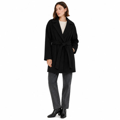 BAGUTTA - cappotto lana con cintura
