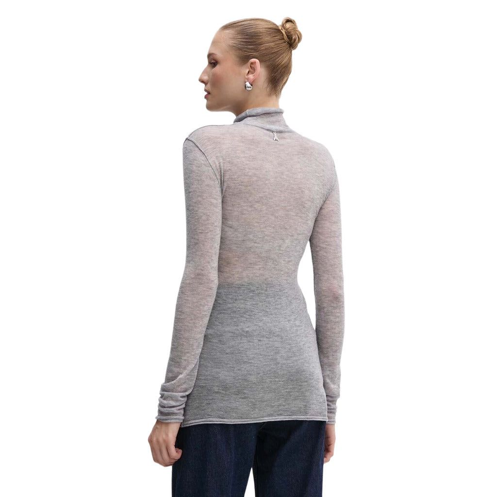 PATRIZIA PEPE - maglia grigio melange